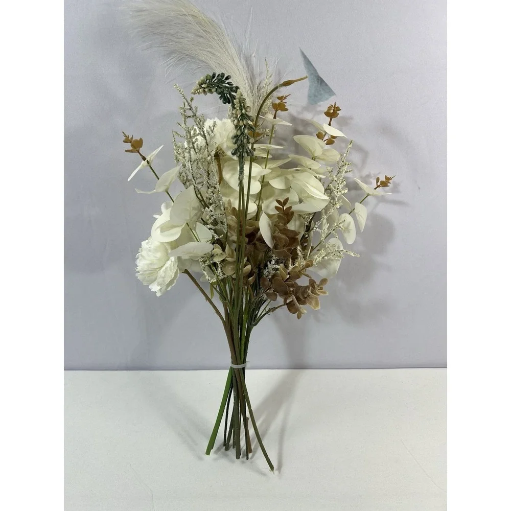 Artificial Hydrangea Bouquet for Home Decor Cream